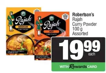 Spar Robertson’s Rajah Curry Powder offer