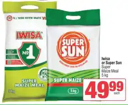 Spar Iwisa or Super Sun offer