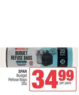 Spar SPAR Budget Refuse Bags 20s offer