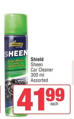 Spar Shield Sheen Car Cleaner offer