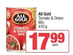 Spar ALL GOLD Tomato & Onion Mix offer