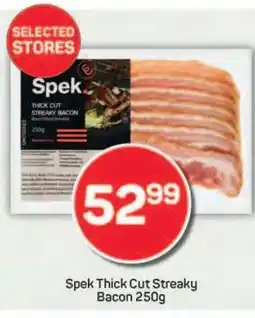 Pick n Pay Spek Thick Cut Streaky Bacon 250g offer