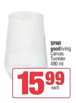 Spar SPAR goodliving Canvas Tumbler offer