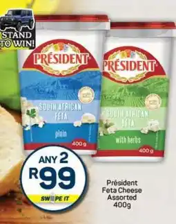 Pick n Pay President Feta Cheese Assorted 400g offer