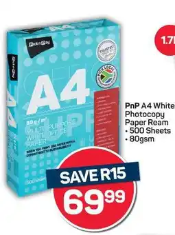 Pick n Pay PnP A4 White Photocopy Paper Ream offer