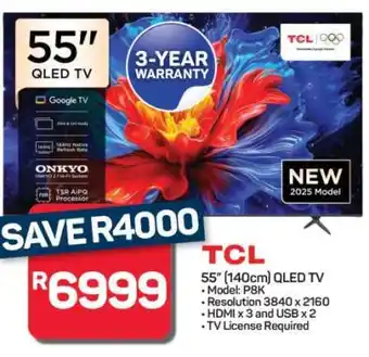 Pick n Pay Hypermarket TCL 55'' QLED TV offer