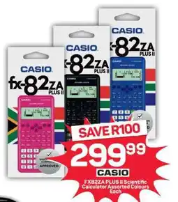 Pick n Pay FX82ZA PLUS II Scientific Calculator Assorted Colours Each offer
