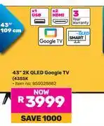 Game TCL 43 2K QLED Google TV 43S5K 850028882 offer