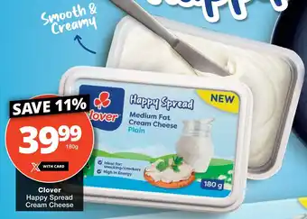 Checkers Clover Happy Spread Cream Cheese offer