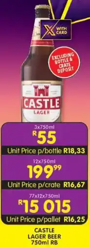 Shoprite Liquor Castle lager beer rb offer