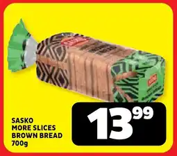 Usave Sasko more slices brown bread offer