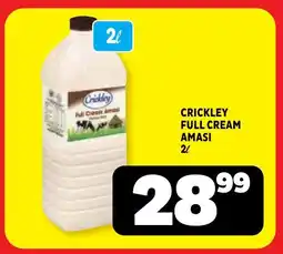 Usave Crickley full cream amasi offer