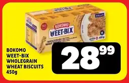 Usave Bokomo weet-bix wholegrain wheat biscuits offer