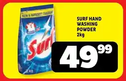 Usave Surf hand washing powder offer