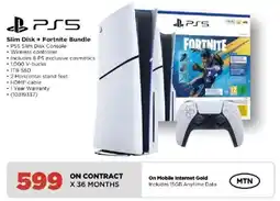 HiFi Corp PS5 Slim Disk + Fortnite Bundle offer