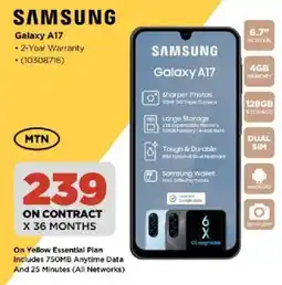 HiFi Corp Samsung Galaxy A17 offer