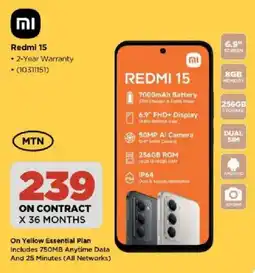 HiFi Corp Redmi 15 offer