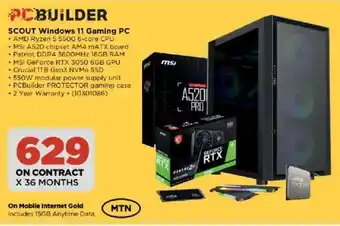 HiFi Corp PCBuilder Scout Windows 11 Gaming PC offer