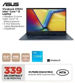 HiFi Corp ASUS Vivobook X1504 Intel Core i3 Laptop offer