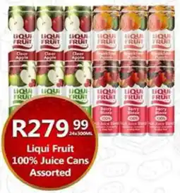 Take 'n Pay Liqui Fruit 100% Juice Cans Assorted offer