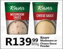 Take 'n Pay Knorr Mushroom or Cheese Sauce Powder offer