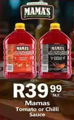 Take 'n Pay Mamas Tomato or Chilli Sauce offer