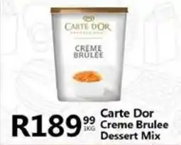 Take 'n Pay Carte Dor Creme Brulee Dessert Mix offer