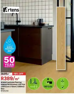 Leroy Merlin Artens Laminate Flooring Intenso W/R Aramac offer