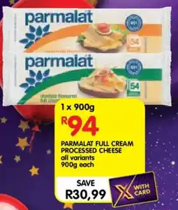 Shoprite Parmalat full cream processed cheese offer