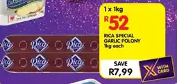 Shoprite Rica special garlic polony offer
