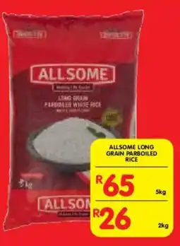 Shoprite Allsome long grain parboiled rice offer