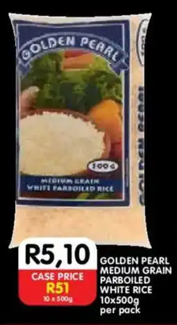 Shoprite Golden pearl medium grain parboiled white rice offer