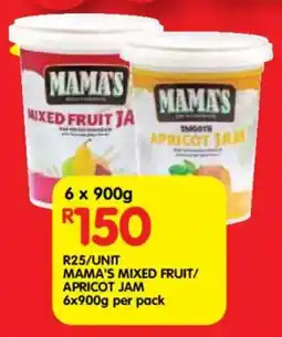 Shoprite Mama's mixed fruit/ apricot jam offer