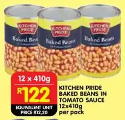 Shoprite Kitchen pride baked beans in tomato sauce offer