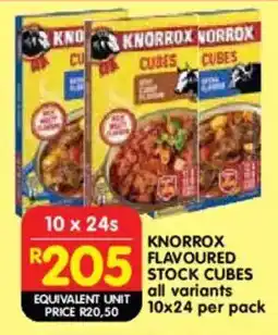 Shoprite Knorrox flavoured stock cubes offer