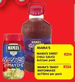 Shoprite Mama's sweet chilli sauce offer