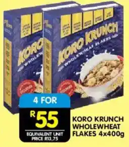 Shoprite Koro krunch wholewheat flakes offer