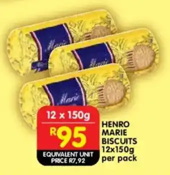 Shoprite Henro marie biscuits offer
