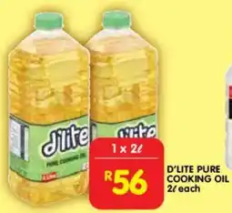 Shoprite D'lite pure cooking oil offer