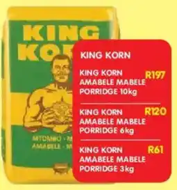 Shoprite King korn amabele mabele porridge offer