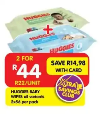 Shoprite Huggies baby wipes offer