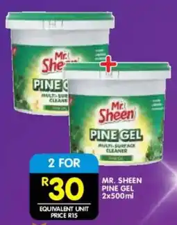 Shoprite Mr. sheen pine gel offer