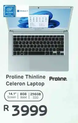 Computer Mania Proline Thinline Celeron Laptop offer