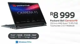 Computer Mania Packard Bell Carrera-F5 15.6 Inch AMD Ryzen 5 IPS FHD Touchscreen 2-in-1 Notebook offer