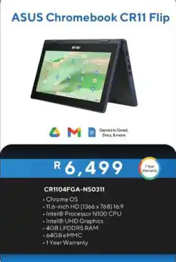 Computer Mania ASUS Chromebook CR11 Flip offer