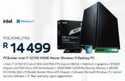 Computer Mania PCBuilder Intel i7-12700 Home Master Windows 11 Desktop PC offer