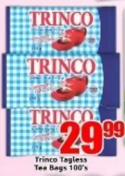 Three Star Cash and Carry Trinco Tagless Tea Bags offer
