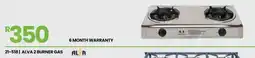 Fair Price Alva 2 burner gas offer