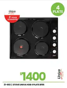 Fair Price Univa hob 4 plate stove offer