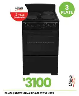 Fair Price Univa 3 plate stove offer